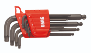 USAG Sexkantlyklar sett 280 X/S9 SET OF 9 HEX KEYS U02800485