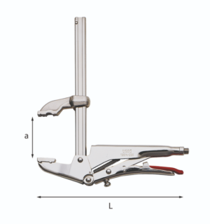 USAG Krafttöng 136 M 200mm með rennslu á efra kjaft U01360511