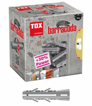TOX Barracuda Múrtappar fyrir steinsteypu 12/60 (25 stk) 013100101