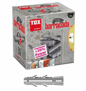 TOX Barracuda Múrtappar fyrir steinsteypu 10/50 (50 pcs) 013100081