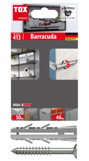 TOX Barracuda 8/40 + screw (10 pcs) 013701061