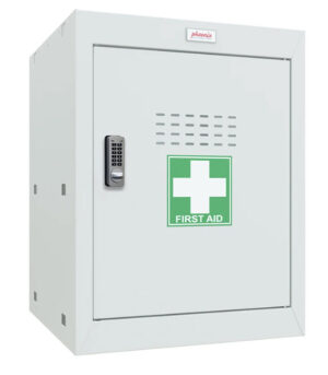 PHOENIX Lyfjaskápur/sjúkraskápur  m. lykli