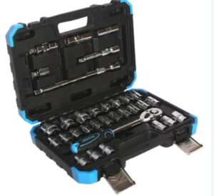 FIXTEC Topplyklasett 1/2" 32 stk