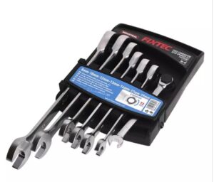 FIXTEC Skrallyklar sett 7 stk