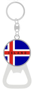 FINA Lyklakippa ÍSLAND UPPTAKARI FÁNI
