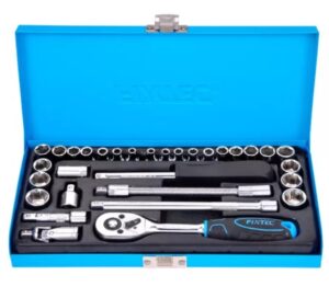 FIXTEC Topplyklasett 1/4" 31x