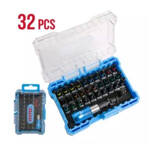 FIXTEC Skrúfbitar Högg sett 32 stk
