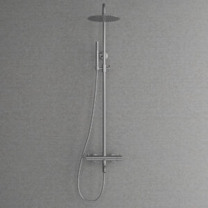 SCANDTAP Sturtusett hitastýrt STEEL PLEASURE 3 ORIGINAL Ryðfr burstað 20020