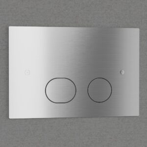 SCANDTAP Plata fyrir salerni (Tece) Ryðfr burstað STEEL FLUSH PLATE STYLE T ORIGINAL 15070