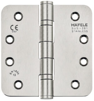 HAFELE Lamir 102x102x3mm (4"x4"x3mm) Ryðfr 316 Rúnuð horn PR STK