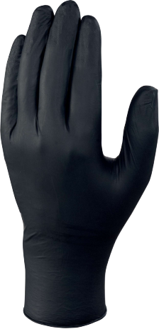 DELTAPLUS Hanskar einnota Nitrile Svartir VENITACTYL V1450B100 10/11 100x