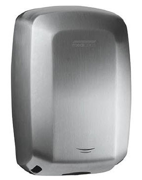 MEDICLINICS Handþurrkublásari Machflow HEPA Fílter + Ionizer Ryðfrítt stál