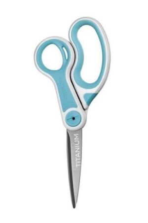 WESTCOTT Skæri Glide Carbo Titanium 8"/204mm blá E-37081 BLUE i
