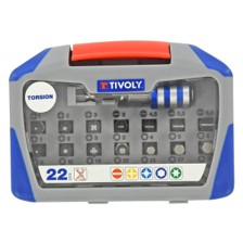 TIVOLY Skrúfbitasett 22 stk