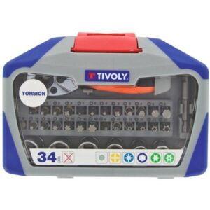 TIVOLY Skrúfbitasett 34 stk