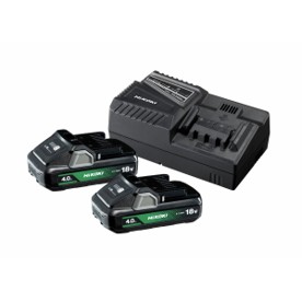 HIKOKI Rafhlöður og hleðslutæki  Basic-Set 2 x 2,0 Ah