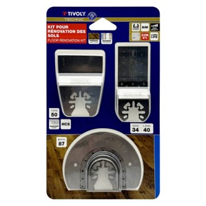TIVOLY Fjölverkfærablöð Gólfsett FLOOR RENOVATION KIT