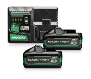 HIKOKI Rafhlöður og hleðslutæki  Basic-Set T-PWR 2 x 4,0/8,0 Ah.